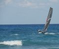 18 Sailing hard for the beach